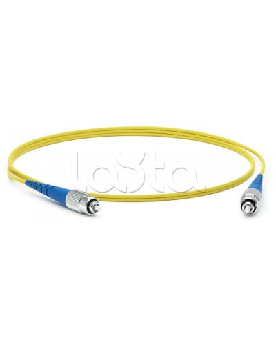 Патч-корд волоконно-оптический Hyperline FC-S2-9-FC/UR-FC/UR-H-2M-LSZH-YL в Нефтеюганске Патч-корды оптические Pintop.ru