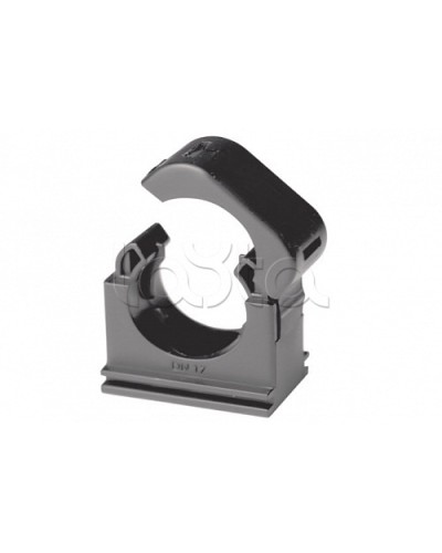 Держатель с крышкой DN 12 мм, полиамид, цвет чёрный DKC (PASW12N) в Нефтеюганске Держатели, клипсы, скобы Pintop.ru