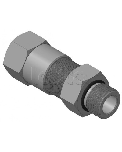 Кабельный ввод для бронированного кабеля с уплотнением внутренней оболочки кабеля резьбой G1/2, внешним диаметром кабеля Dm=14-18 мм и проходным диаметром кабеля d=8-12 мм Спектрон КВБ-18/12-Н-G1/2 в Нефтеюганске Аксессуары для кабель-канала Pintop.ru