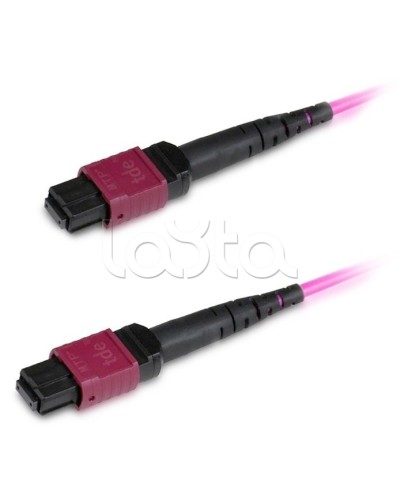 Патч-корд волокнно-оптический Hyperline (FHD-MC3-504-MPOF12/PS-MPOF12/PS-B-10M-LSZH-MG) в Нефтеюганске Патч-корды и пигтейлы Pintop.ru