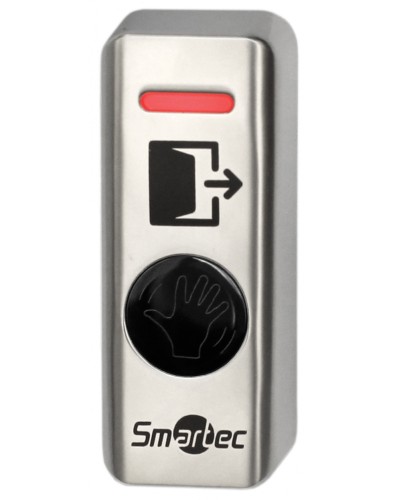 Кнопка ИК-бесконтактная металлическая накладная Smartec ST-EX341LW в Нефтеюганске Кнопки выхода Pintop.ru