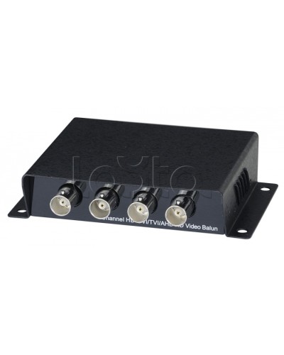 Приемопередатчик пассивный 4-канальный, HDCVI/TVI/AHD, по витой паре SC&T TTP414HD в Нефтеюганске Видеоусилители, Модуляторы, Делители Pintop.ru
