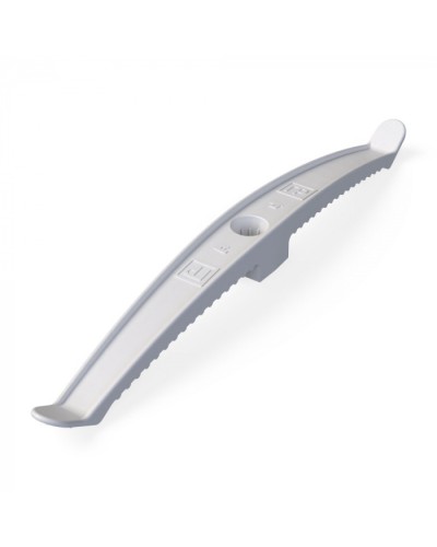 Держатель кабеля двусторонний для прямого монтажа в гофроящике белый (100 шт/кор) Промрукав (PR13.0486) в Нефтеюганске Аксессуары для кабель-канала Pintop.ru