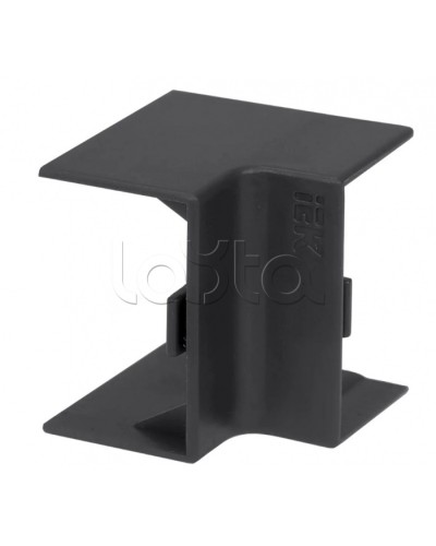 ELECOR Угол внутренний КМВ 100х60 черный (2шт/компл) IEK (EL-KK10D-V-100-060-K02) в Нефтеюганске Аксессуары для кабель-канала Pintop.ru