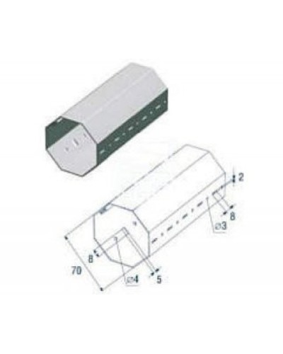 Выходной фланец G12000 Came 119RIG112 в Нефтеюганске Запчасти для шлагбаумов и автоматики Pintop.ru