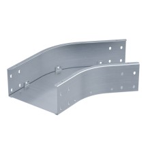 Угол горизонтальный 45 градусов 100х500, 1,5 мм, горячий цинк, в комплекте с крепежными элементами и соединительными пластинами, необходимыми для монтажа