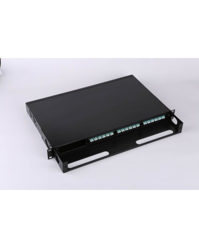 Бокс 19 на 4 кассеты MPO, 1U, черный LANMASTER LAN-FOBM-4MCS-1U в Нефтеюганске Кросс оптический Pintop.ru