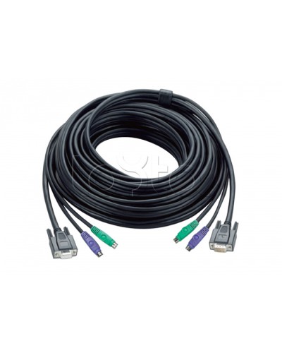 КВМ-кабель с интерфейсами PS/2, VGA (20м) ATEN 2L-1020P в Нефтеюганске Видеоусилители, Модуляторы, Делители Pintop.ru