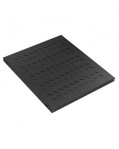 Полка стационар. 19, для шкафов глуб. 600, 370мм, нагрузка 50 кг, чер. Datarex DR-421111 в Нефтеюганске Полки для шкафов и стоек Pintop.ru