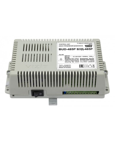 Блок управления домофона Vizit БУД-485Р в Нефтеюганске Блоки управления многоабонентные Pintop.ru