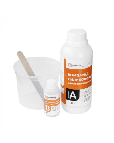 Компаунд силиконовый электроизоляционный в бутылях (500г/уп) Промрукав (PR08.22657) в Нефтеюганске Аксессуары для лотков Pintop.ru