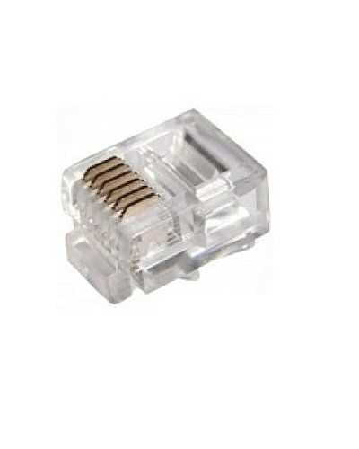 Джек телефонный 6P6C (100шт/уп) REXANT 05-1013 в Нефтеюганске Коннекторы Pintop.ru