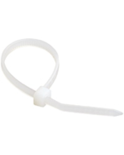 Хомут с площадкой ХП1 3,0x200, белый, 100шт\упак, IEK UHH61-3-200-100 в Нефтеюганске Стяжки-хомуты Pintop.ru