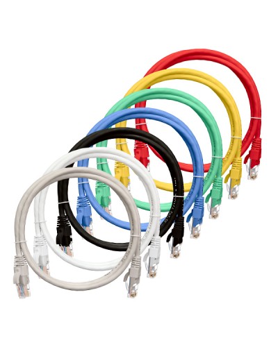 Шнур коммутационный 2хRJ45/8P8C U/UTP кат.5е (NMC-PC4UD55B-075-GY) NIKOMAX (7.5 м) в Нефтеюганске Патчкорды (медные) Pintop.ru