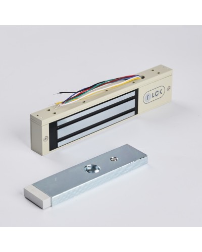 R-Lock RL-EM180-0SG - Электромагнитный замкок, 180кг, DC12/24B, цвет серый, RAL7032 (галечный серый), два датчика втроены в корпус замка: датчик Холла и магнито-контактный датчик в Нефтеюганске Электромагнитные замки Pintop.ru