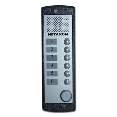 Блок вызова домофона Метаком MK6-K-MFV