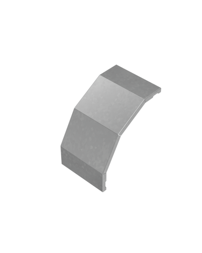 Крышка внешнего вертикального угла 90 гр. 150 мм ПЛЮС HD КМ-Профиль (KVLplus90-150 HD) в Нефтеюганске Аксессуары для лотков Pintop.ru