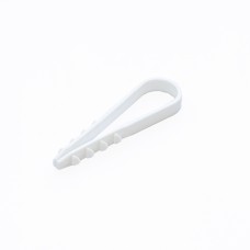 Дюбель-хомут для круглого кабеля d11-18 мм белый (10шт) Промрукав (PR08.6945)