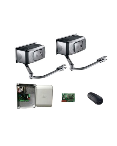 Комплект автоматики для двухстворчатых распашных ворот Came F1000 KIT на основе привода F1000 (блок управления ZF1N, радиоуправление) в Нефтеюганске Автоматизация ворот Pintop.ru