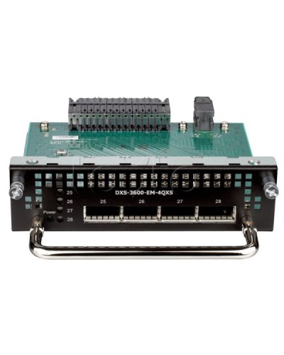 Модуль расширения с 4 портами 40G QSFP+ D-Link DXS-3600-EM-4QXS/A1A в Нефтеюганске Маршрутизаторы, Роутеры и Точки Доступа Pintop.ru
