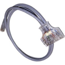 Патч-корд 110 тип - RJ45, 4 пары, UTP, категория 6, 1.5 м LANMASTER LAN-45-P4-1.5/6