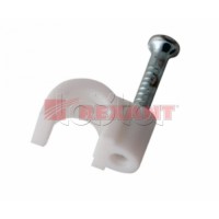 Крепеж кабеля круглый 7мм (10шт/уп) REXANT 07-4007