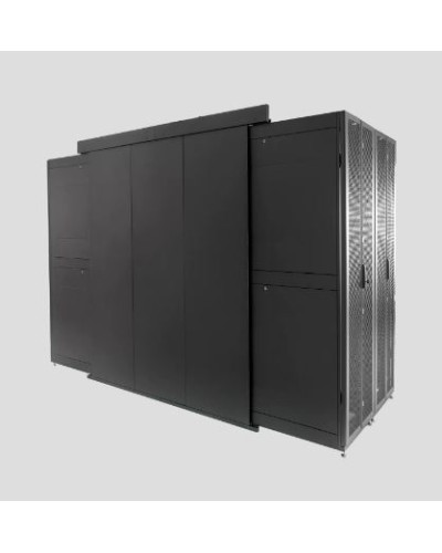 Панель задняя двухрядного коридора сплошная 48U для шкафов серии ШТК-СП-48.×.× ЦМО ЦОД-СП-Ф2-48-9005 в Нефтеюганске Аксессуары для стоек и шкафов Pintop.ru