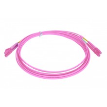 Шнур оптический duplex 2х50/125, OM4, LC-LC, 3 м Eurolan 41F-40-LC-LC-03