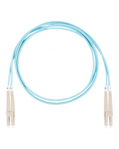 Шнур оптический коммутационный (патч-корд), LC-LC, дуплекс (duplex) OM3, нг(А)-HF, бирюзовый, 2,0 м Datarex DR-220063 в Нефтеюганске Патч-корды и пигтейлы Pintop.ru