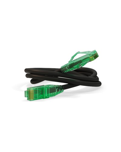 Патч-корд Hyperline PC-LPM-UTP-RJ45-RJ45-C6a-15M-LSZH-BK в Нефтеюганске Патчкорды (медные) Pintop.ru