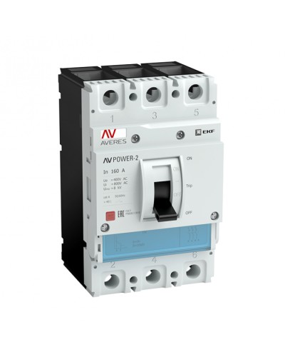 Автоматический выключатель AV POWER-1/3 10А 80kA TR EKF AVERES (mccb-13-10H-TR-av) в Нефтеюганске Электротехническое оборудование Pintop.ru