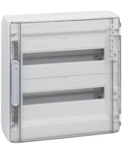 Распределительный щиток XL3 125 с белой дверью 2 ряда 36 модулей 450х450х128 мм Legrand 401647 в Нефтеюганске Щиты электрические Pintop.ru