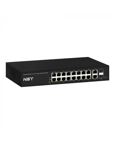 Управляемый (L2+) коммутатор Gigabit Ethernet на 18 RJ45 + 2 GE SFP порта NST NS-SW-18G2G-L в Нефтеюганске Коммутаторы Pintop.ru