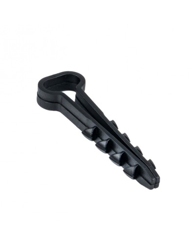Дюбель-хомут (5х10 мм) для плоского кабеля черный (50 шт.) EKF PROxima (plc-cd-5x10b) в Нефтеюганске Крепеж: Дюбели, шурупы, саморезы Pintop.ru