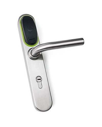 Замок электромеханический для двери IronLogic Eurolock EHT net (серебро) dd = 92 мм в Нефтеюганске Электромеханические замки Pintop.ru