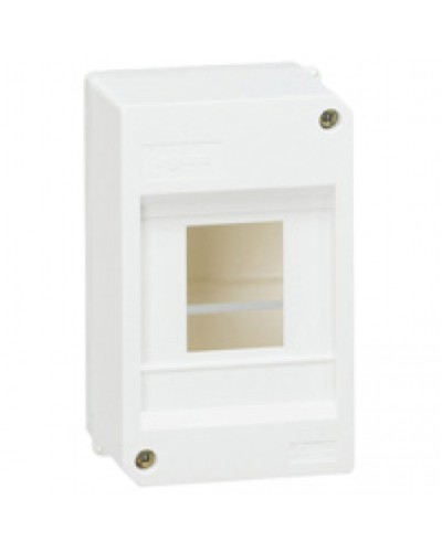 Щиток накладной Mini S 4 модуля белый Legrand 001357 в Нефтеюганске Боксы для автоматов Pintop.ru