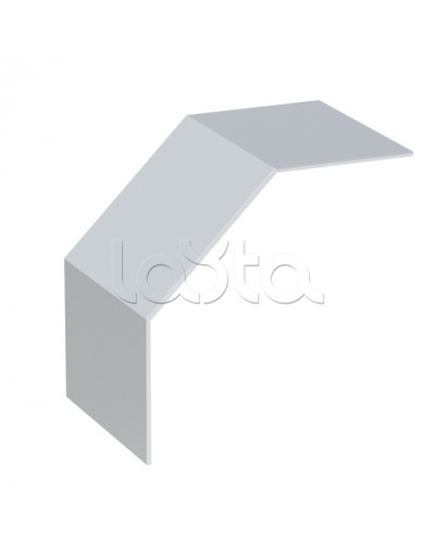 Крышка на угол 90 градусов верт. внеш. лестн. усиленная 100x400 мм (2 мм) HDZ EKF (kvoltp90100400-2-HDZ) в Нефтеюганске Аксессуары для лотков Pintop.ru