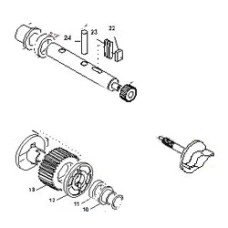 Выходной вал BX-E, BX-E241 Came 119RIBX015