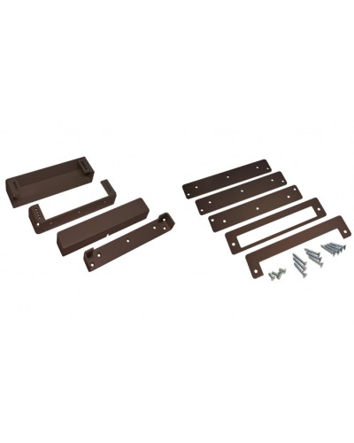 Комплект монтажный для замка ALM-700S с возможностью регулировки ALeko МК 700S-PS (коричневый) в Нефтеюганске Дополнительное оборудование для СКУД Pintop.ru