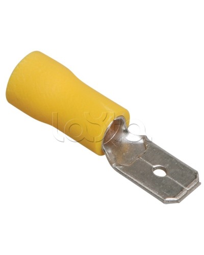 Клемма плоская изолированная 4-6 мм² (КПИ штекер - 6.3мм) (100шт/уп) REXANT 08-0351 в Нефтеюганске Клеммные колодки Pintop.ru