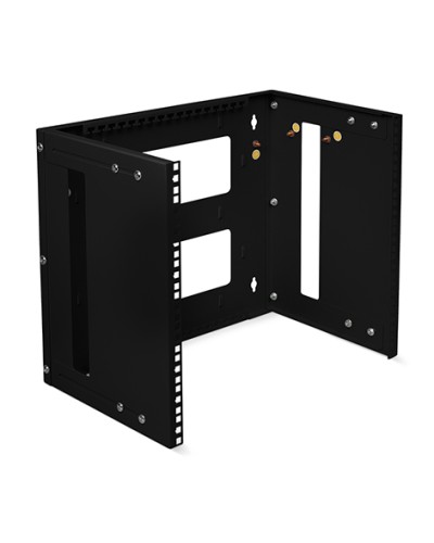 Кронштейн настенный 19 9U, цвет черный Cabeus NC-9U-BK в Нефтеюганске Аксессуары для стоек и шкафов Pintop.ru