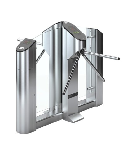 Турникет моторизованный двухсторонний с картоприемником Oxgard Praktika Т-03-DК-2R (EM-Marine) в Нефтеюганске Турникеты Pintop.ru