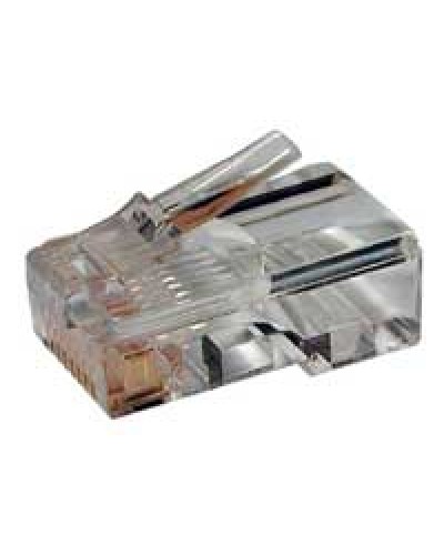 Разъем RJ-45 под витую пару, кат 5 Hyperline PLUG-8P8C-U-C5 в Нефтеюганске Коннекторы и разъемы Pintop.ru